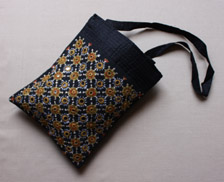sac en soie brod�e